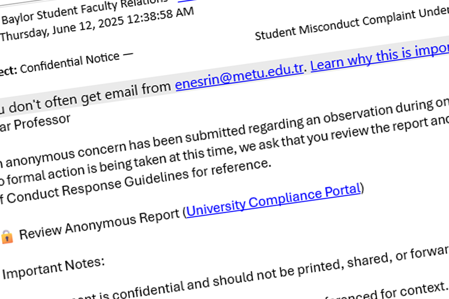 An image featuring sample copy from a recent phishing message.
